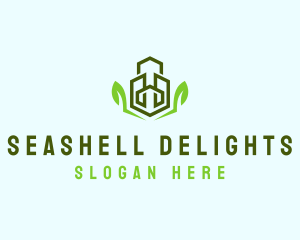 Natural Eco Buildings logo design