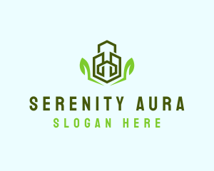 Natural Eco Buildings logo design