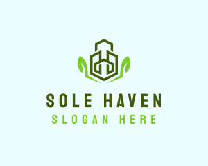 Natural Eco Buildings logo design