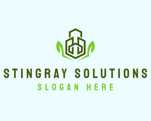 Natural Eco Buildings logo design