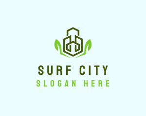 Natural Eco Buildings logo design