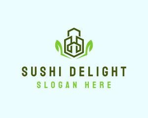 Natural Eco Buildings logo design