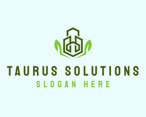 Natural Eco Buildings logo design