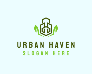 Natural Eco Buildings logo design