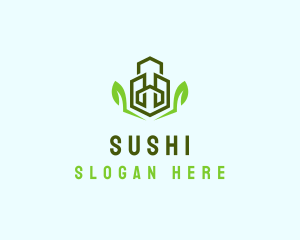 Natural Eco Buildings logo design