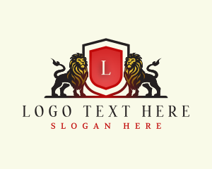 High End - Lion Regal Agency logo design