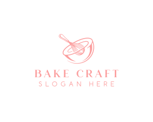 Bakery Bowl Whisk logo design