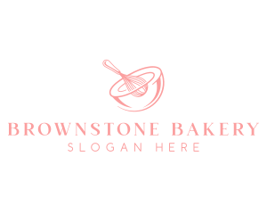 Bakery Bowl Whisk logo design