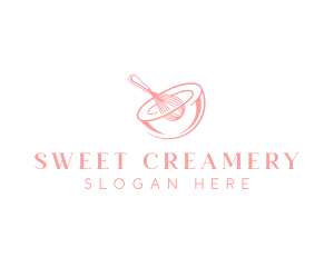 Bakery Bowl Whisk logo design