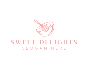 Bakery Bowl Whisk logo design