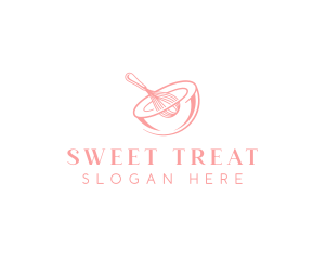 Bakery Bowl Whisk logo design