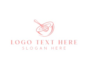 Sweets - Bakery Bowl Whisk logo design