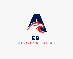 United States - Eagle Airforce Letter A logo design