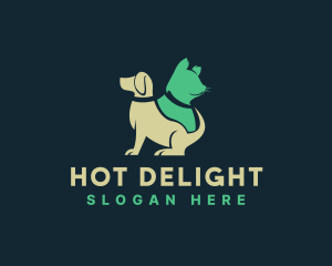 Veterinary Pet Dog Cat logo design