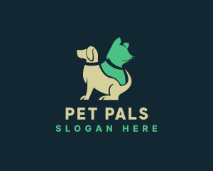 Veterinary Pet Dog Cat logo design