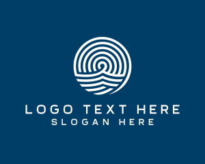 Nautical - Wave Water Brand logo design