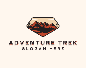 Trek - Mountain Trek Adventure logo design