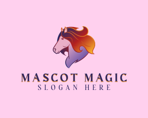 Equine Horse Animal logo design