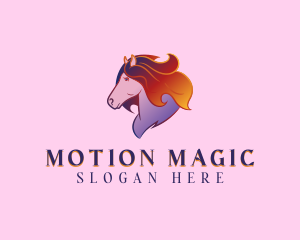 Equine Horse Animal logo design