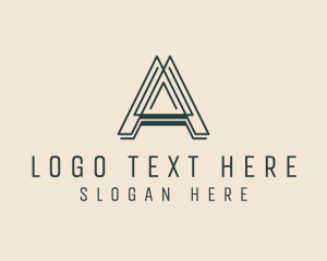 Modern - Minimalist Company Letter A logo design