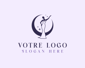 Skincare - Lady Moon Gown logo design
