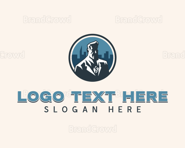 Corporate Businessman Suit Logo