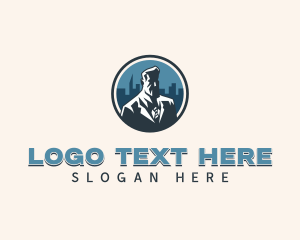 Corporate Businessman Suit Logo