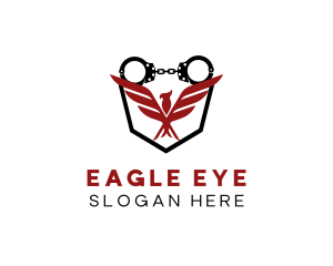 Eagle Police Handcuffs logo design