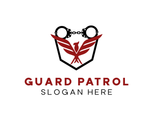 Patrol - Eagle Police Handcuffs logo design