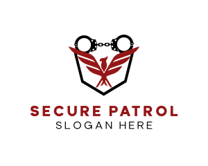 Patrol - Eagle Police Handcuffs logo design