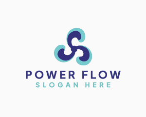 Propeller Turbine Fan logo design