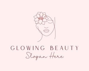 Beauty Aesthetician Woman logo design