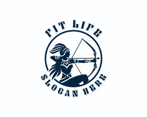 Bow Arrow Warrior Logo