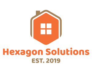 Hexagon - Home Icon Hexagon logo design