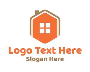 Home Icon Hexagon  Logo