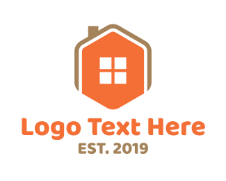 Home Icon Hexagon  Logo