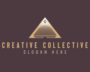 Architect Agency Pyramid logo design