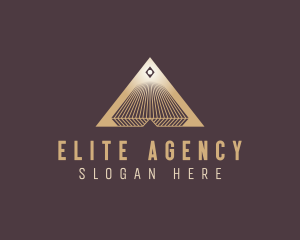 Architect Agency Pyramid logo design