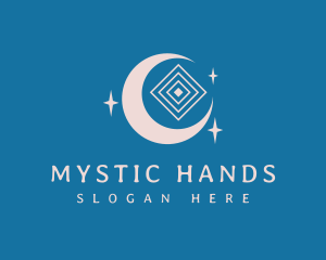 Palmistry - Astrological Diamond Jewelry logo design