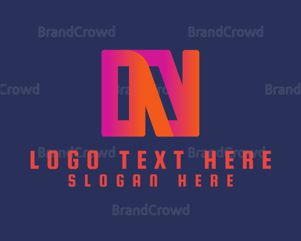 Multimedia Company Letter N Logo