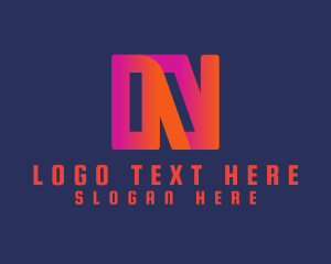 Movie - Multimedia Company Letter N logo design