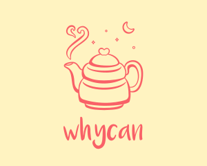 Heart Moon Teapot Logo