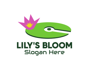 Lily - Digital Lily Pad logo design
