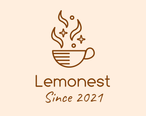 Latte - Sparkling Coffee Cup logo design
