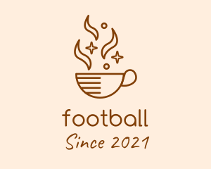 Cappuccino - Sparkling Coffee Cup logo design