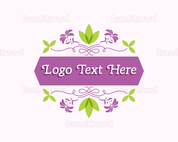 Floral Craft Banner Logo