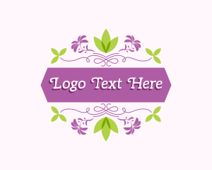 Elegant - Floral Craft Banner logo design