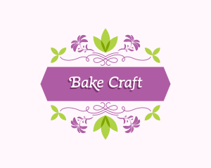 Floral Craft Banner logo design