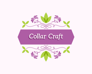 Floral Craft Banner logo design