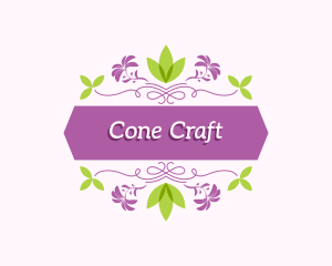 Floral Craft Banner logo design